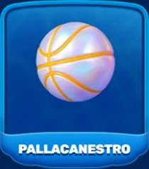 Icona pallone basket per scommesse pallacanestro