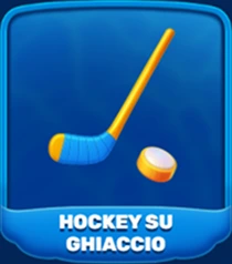 Icona mazza hockey su ghiaccio per scommesse hockey